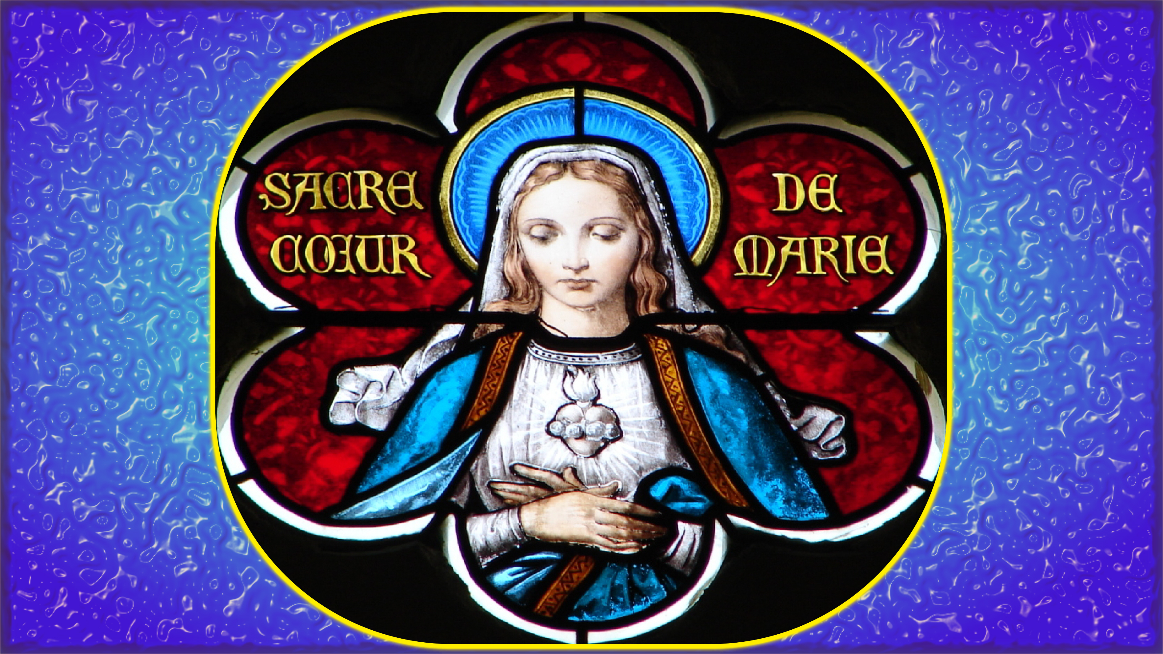 CALENDRIER CATHOLIQUE 2019 (Cantiques, Prières & Images) - Page 7 Le-coeur-immacul-de-marie-1--567f099