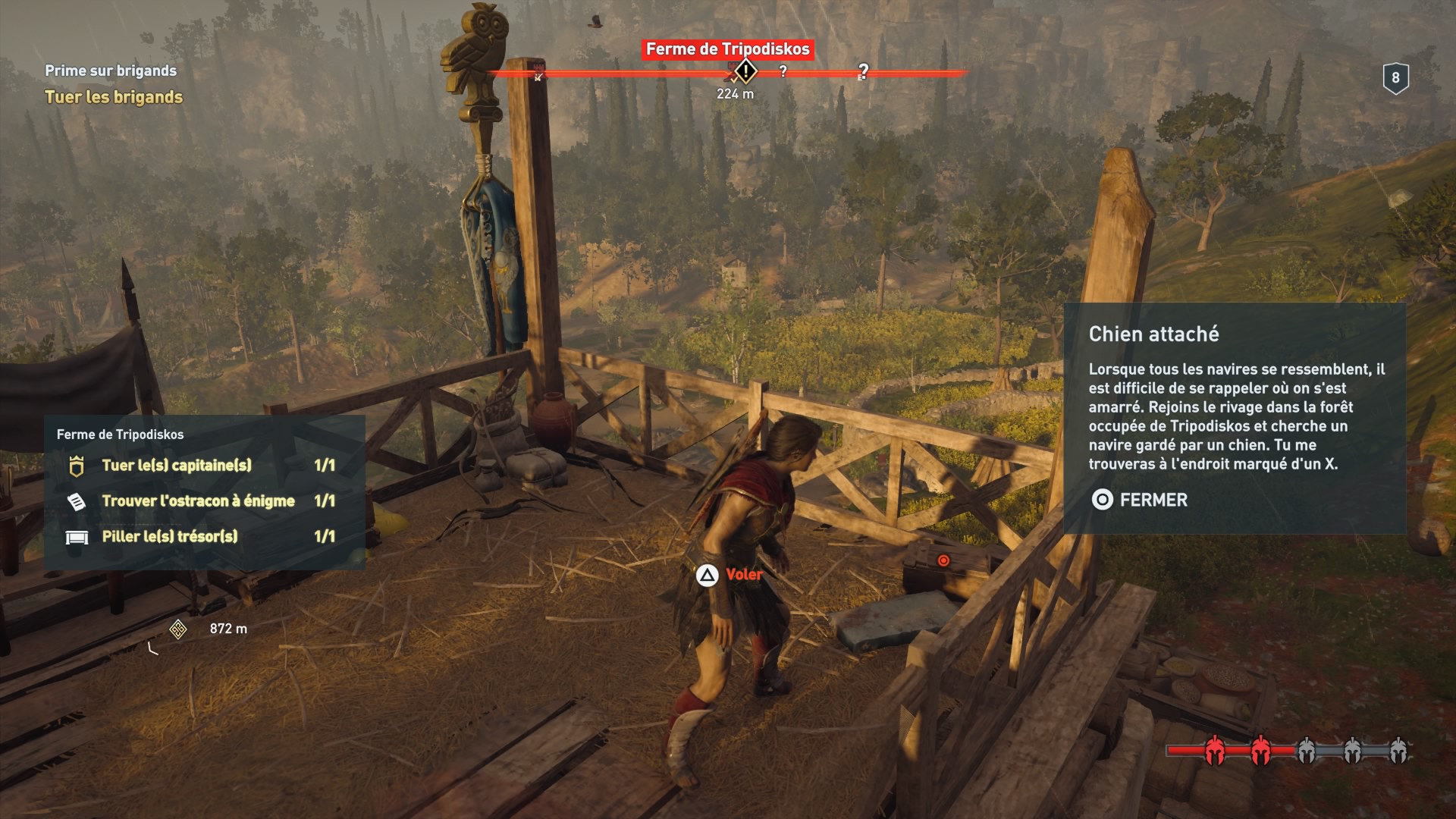 Assassin's Creed Odyssey ostracon à énigme