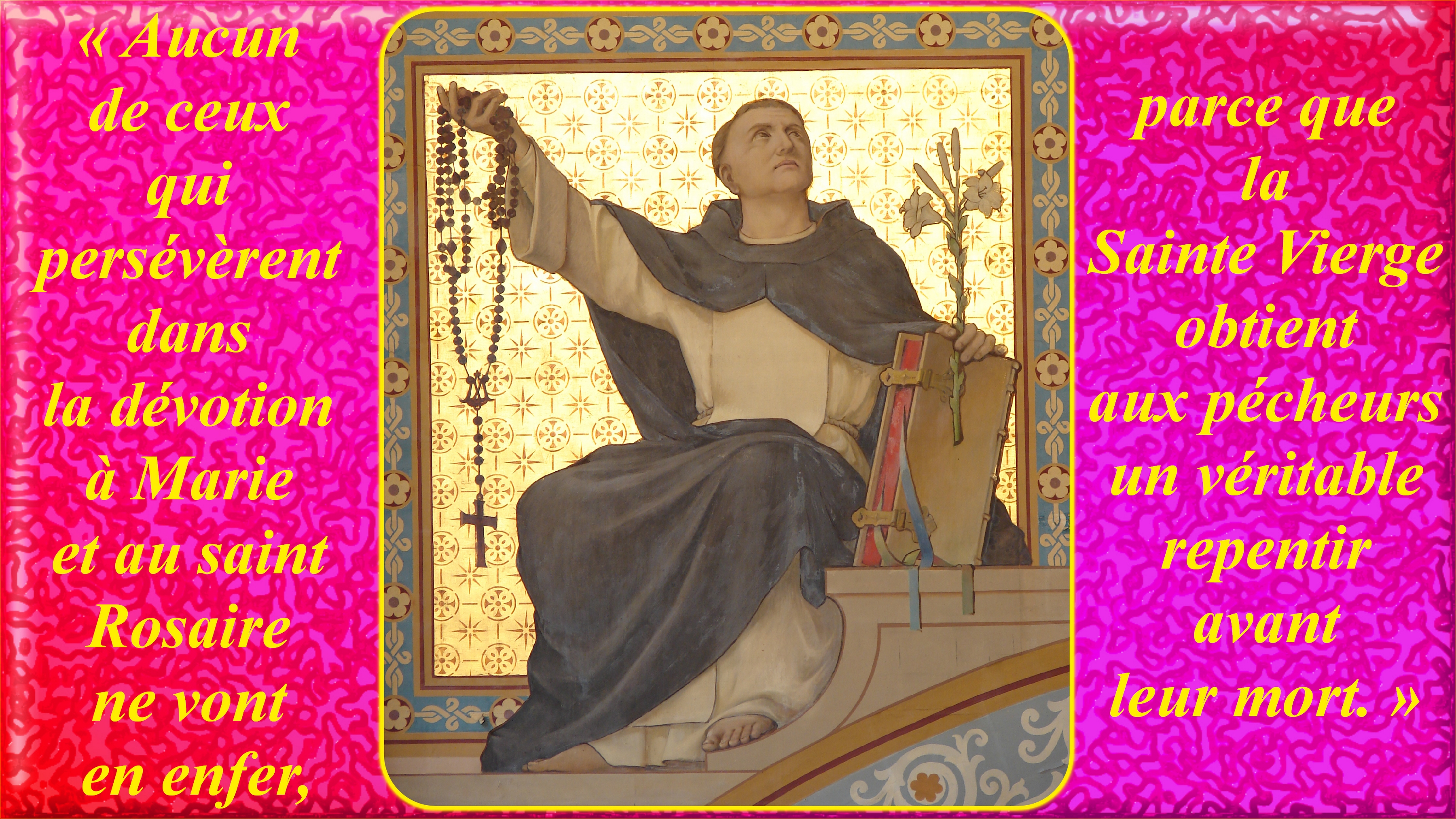CALENDRIER CATHOLIQUE 2019 (Cantiques, Prières & Images) - Page 5 St-dominique-556db5f