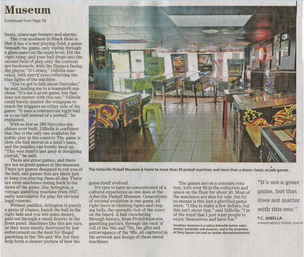 Un article concernant le musée d'Asheville Mus-e-2-4c34422