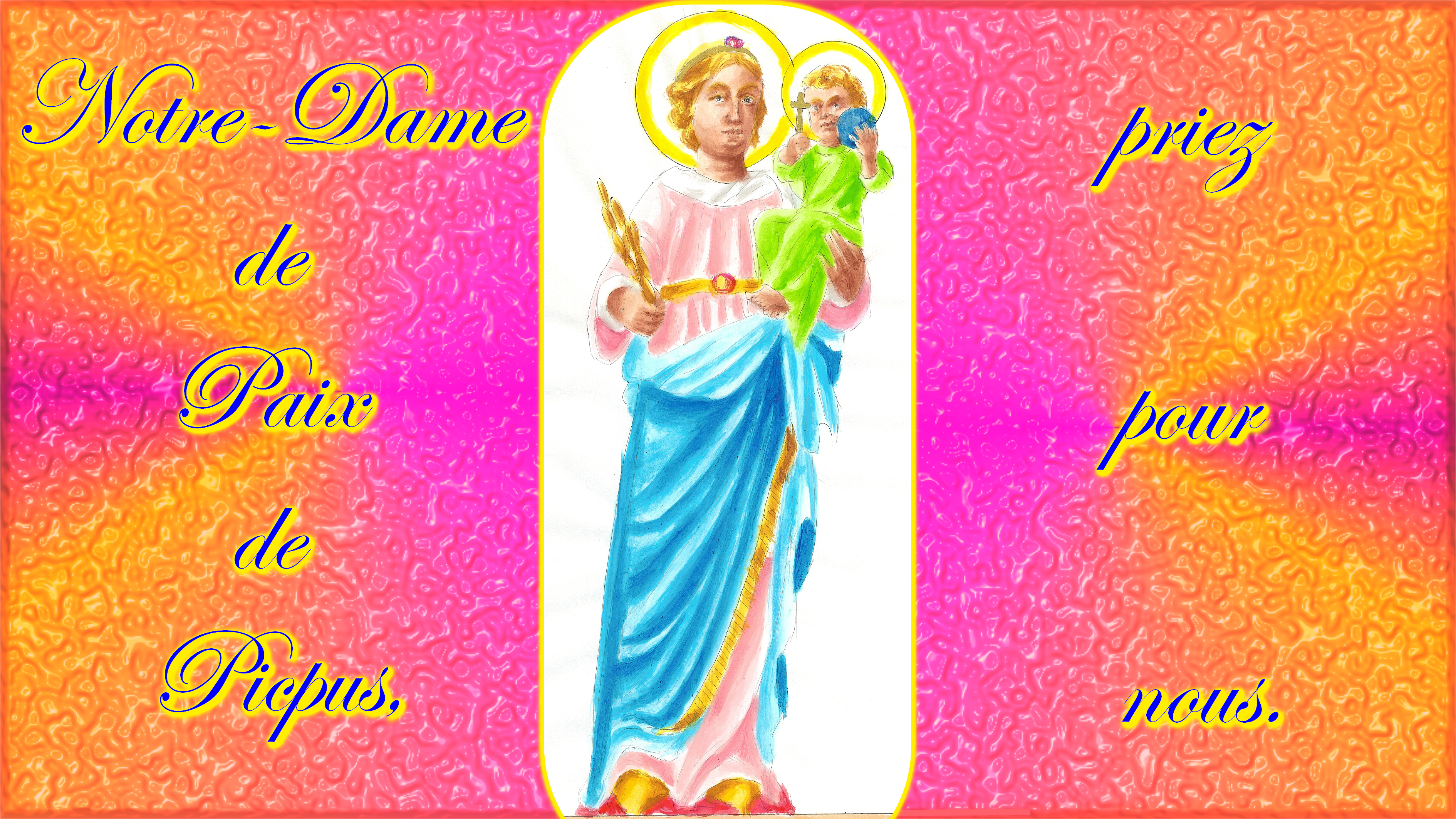 CALENDRIER CATHOLIQUE 2019 (Cantiques, Prières & Images) - Page 2 Notre-dame-de-paix-de-picpus-565bd29
