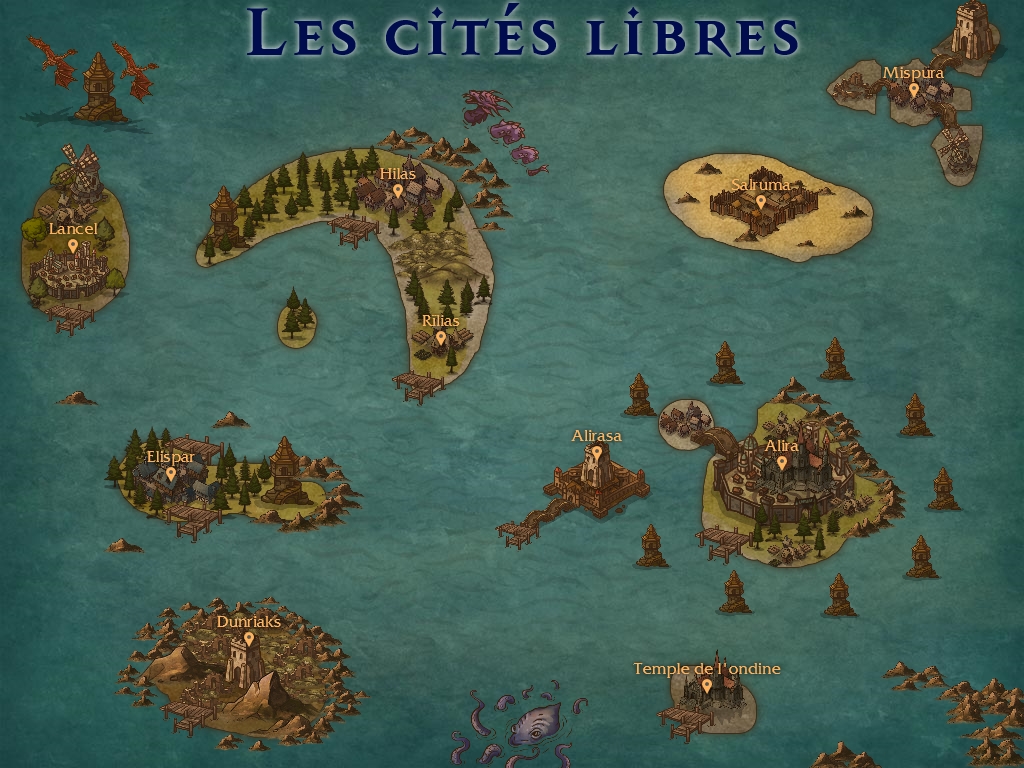 Les cités libres, généralités Maps-56155a3