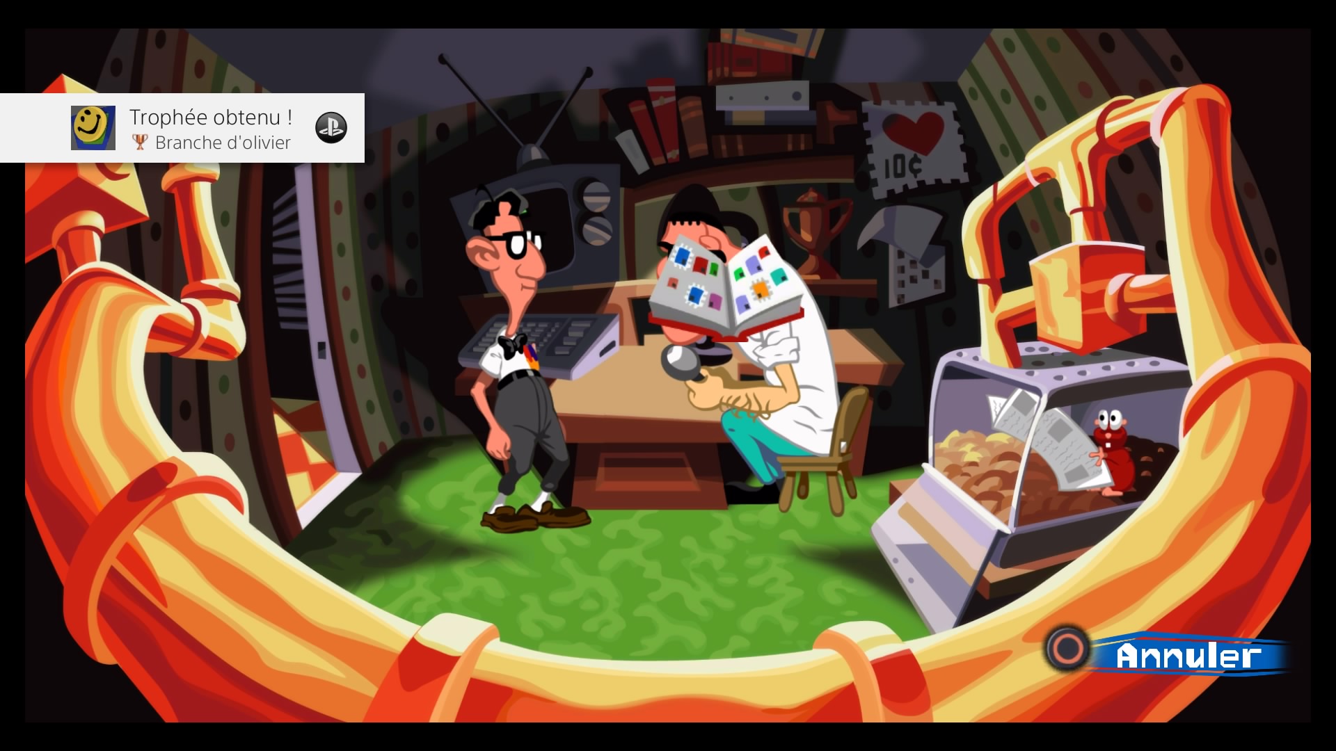 Day of the Tentacle Remastered branche d'olivier