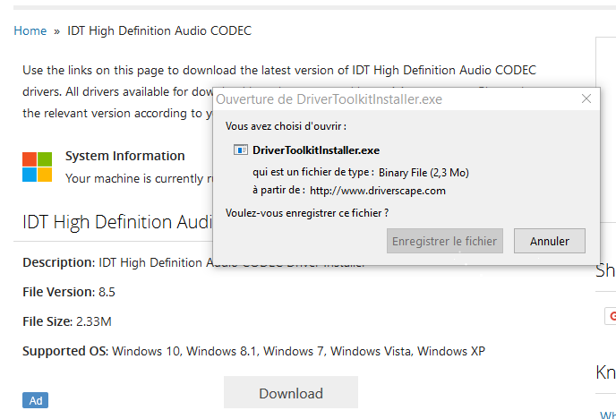 idt high definition audio codec windows 10 64 bits