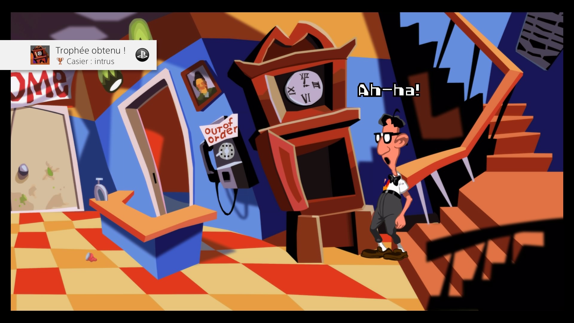 Day of the Tentacle Remastered casier : intrus