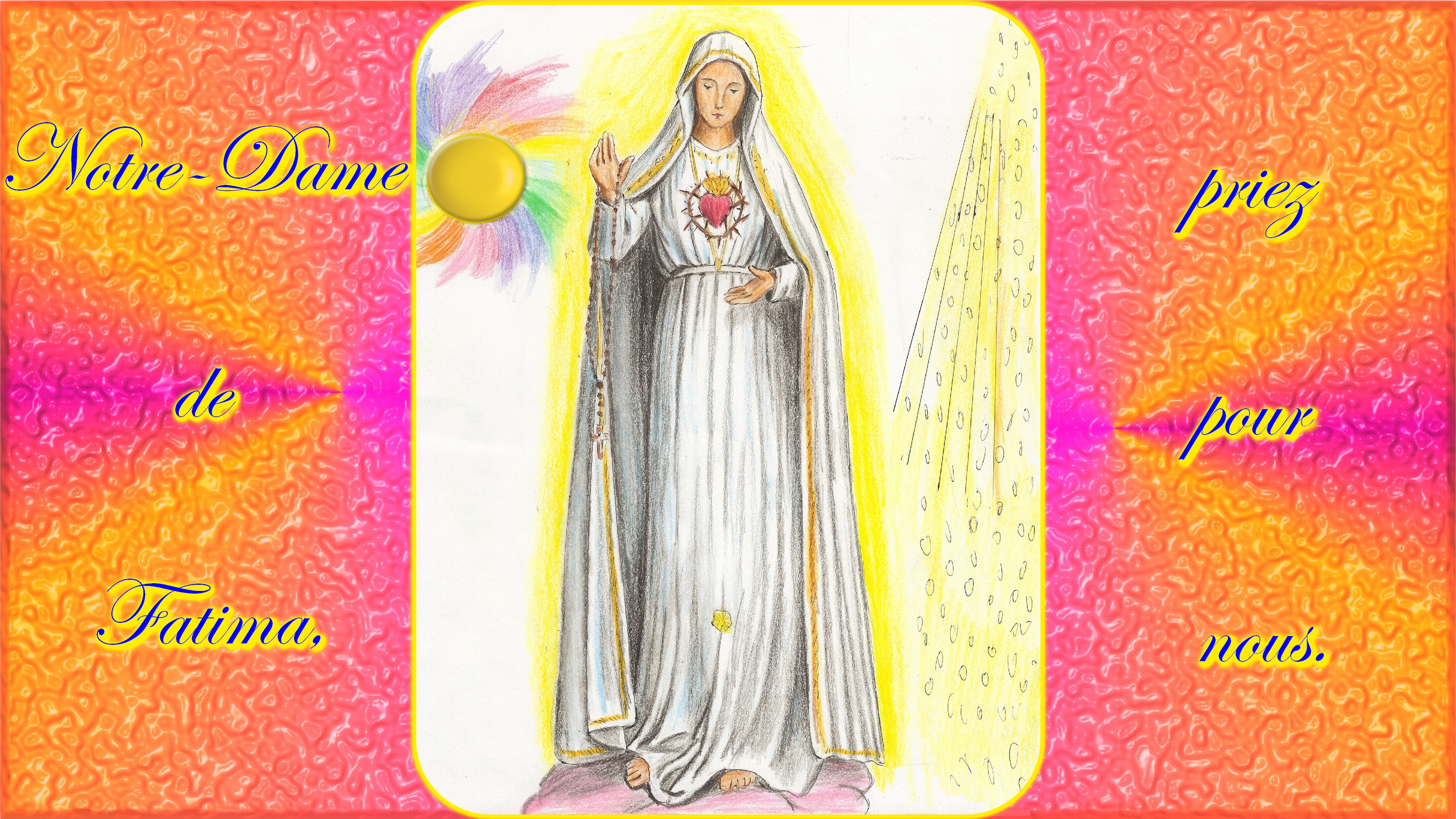 CALENDRIER CATHOLIQUE 2019 (Cantiques, Prières & Images) - Page 12 Notre-dame-de-fatima-2--561bff8