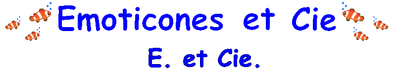 Emoticônes et Cie