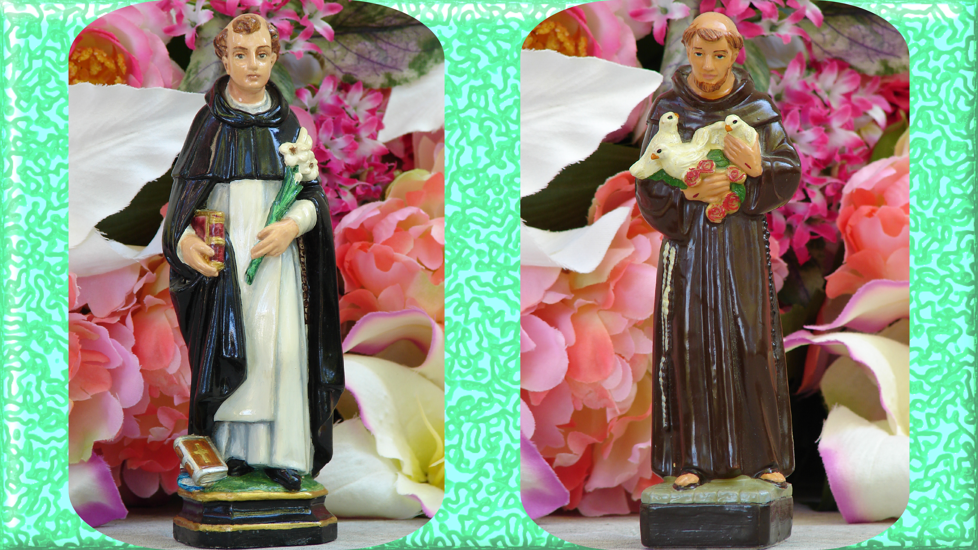CALENDRIER CATHOLIQUE 2019 (Cantiques, Prières & Images) - Page 5 St-dominique-st-fran-ois-56753c5