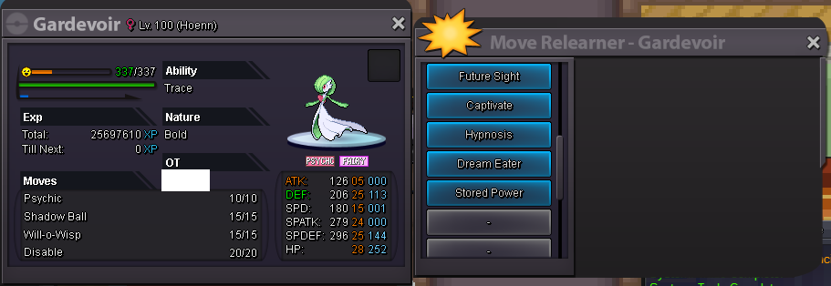 Random Pokemon Bot on X: Gardevoir Ability: Telepathy Moves: Dream Eater,  Pain Split, Rain Dance, Recycle #pokemon #Gardevoir   / X