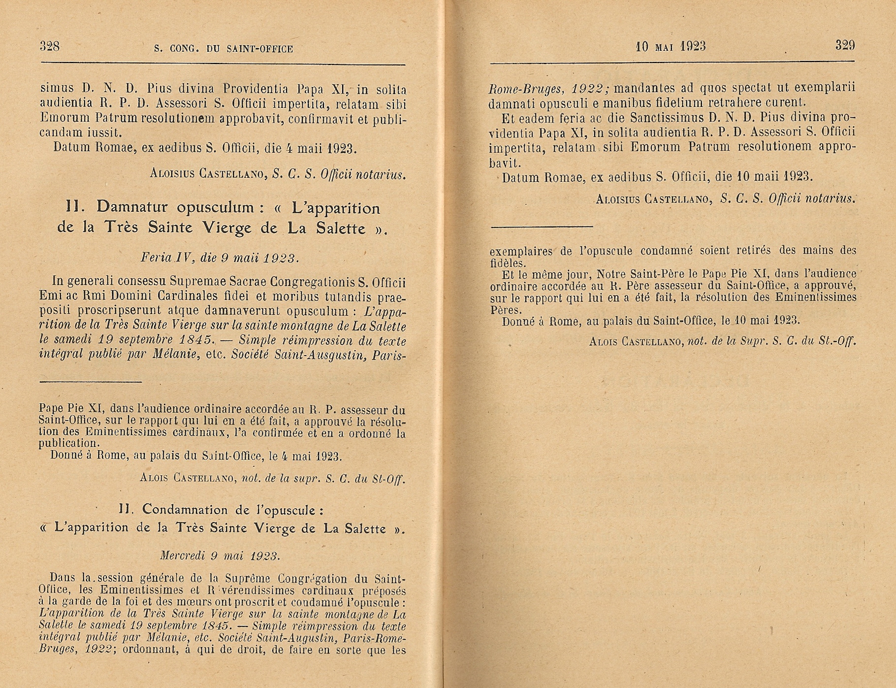 Le SECRET de MÉLANIE dit de LA SALETTE, mis à l'INDEX (10 mai 1923) Condamnation-du-f...-m-lanie-55cfcee